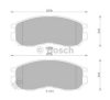 BOSCH 0 986 505 929 Brake Pad Set, disc brake